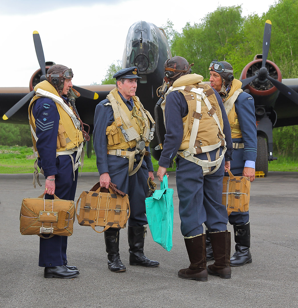 7. 4 Crew Chatting x1 Elvington Halifax NeilCaveTimeline 2018 by Dave Chambers 1046x1080px