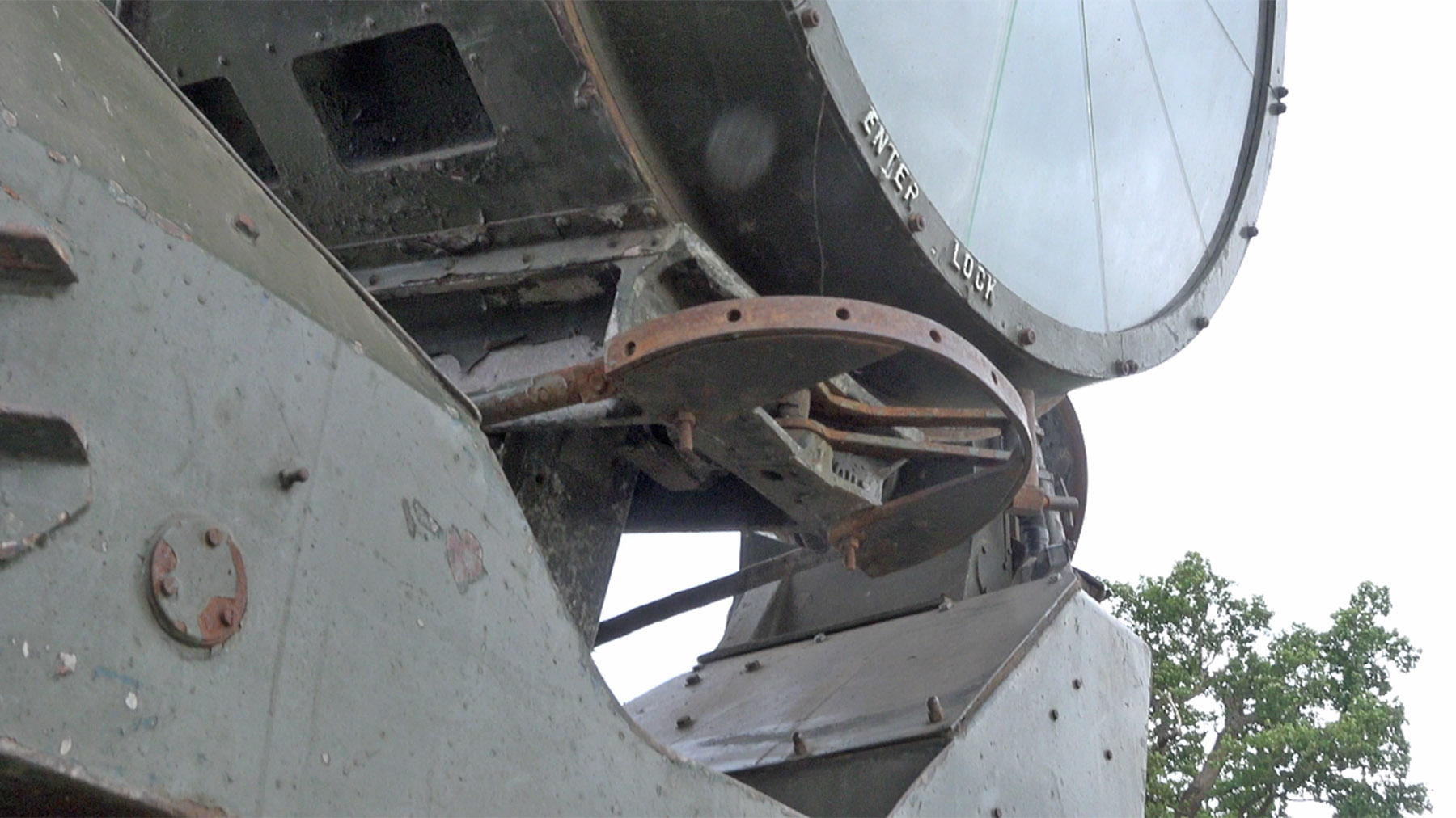 90cm searchlight frontal control