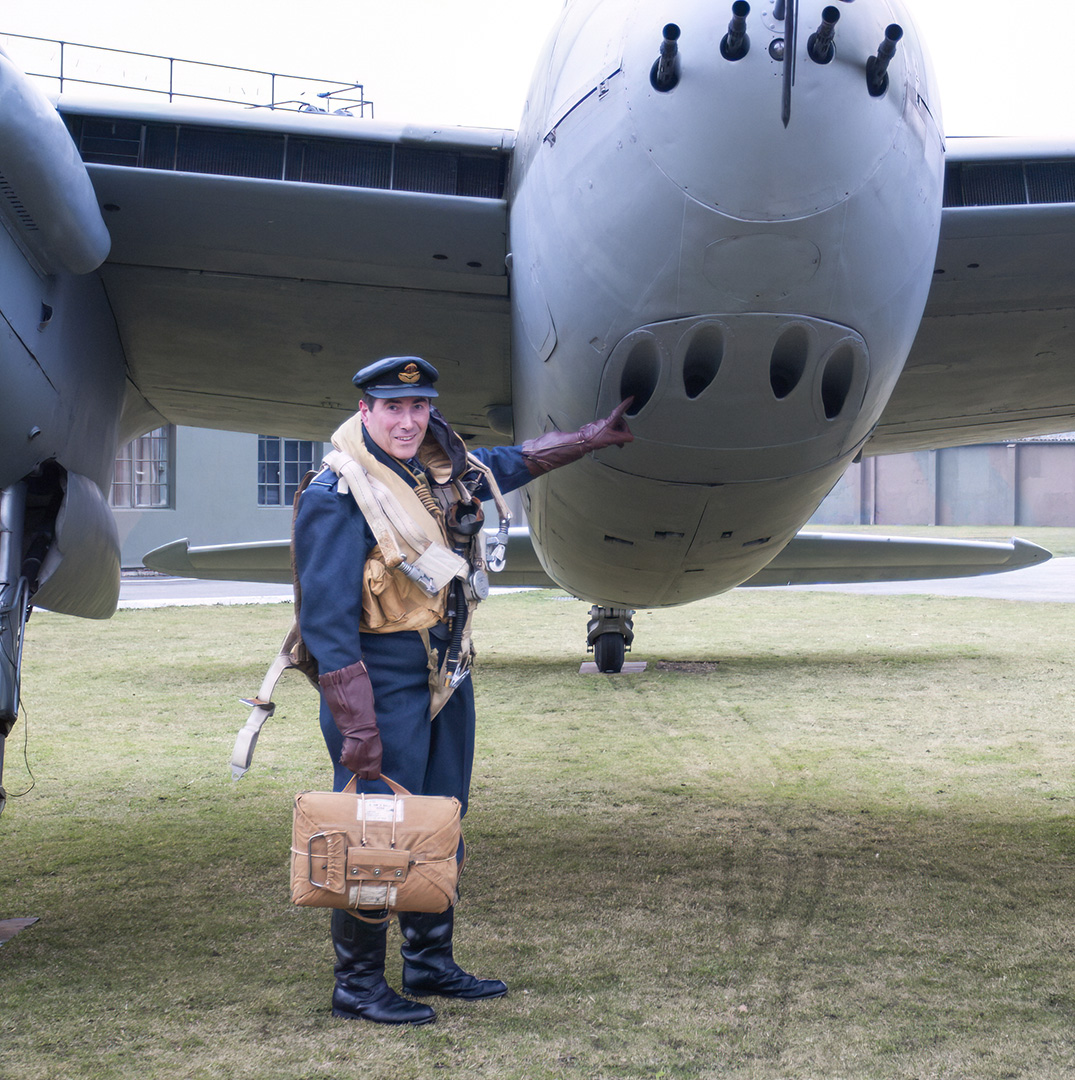 MG 07 5080 Ops3945 re enact Mosquito YAM Elvington acr DeNoiseAI low light F crop 1075x1080px