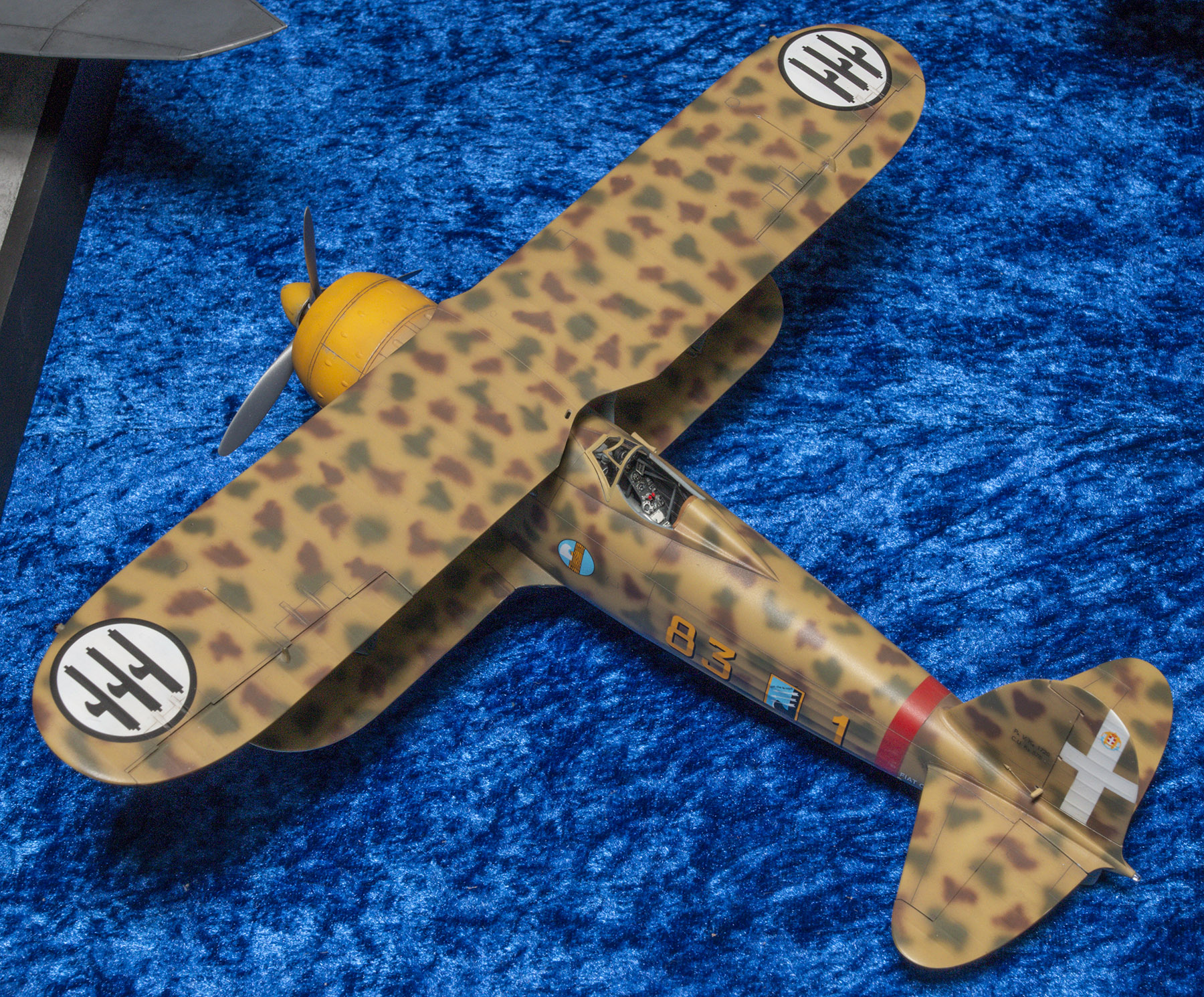 MG 21 8246 ICM CR .42 Fiat CR.42 Falco 18 Gruppo 56 Stormo based at Ursel Belgium Nov 1940 ICM 1 48 IPMS SMW 2025 1800x1490px