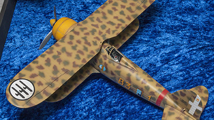 MG 21 8246 ICM CR .42 Fiat CR.42 Falco 18 Gruppo 56 Stormo based at Ursel Belgium Nov 1940 ICM 1 48 IPMS SMW 2025 425x239pxthumb