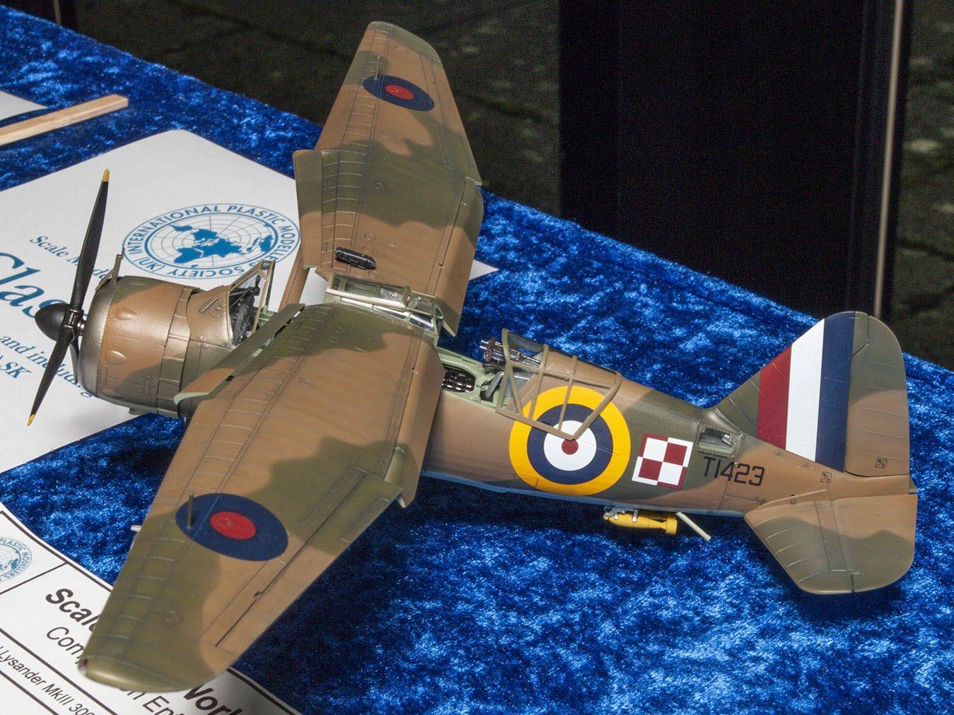 MG 21 8411 Westland lysander Mk III 309 Sqn Renfrew 1940 Airfix 1 48 IPMS SMW 2025 1350x1012px q8