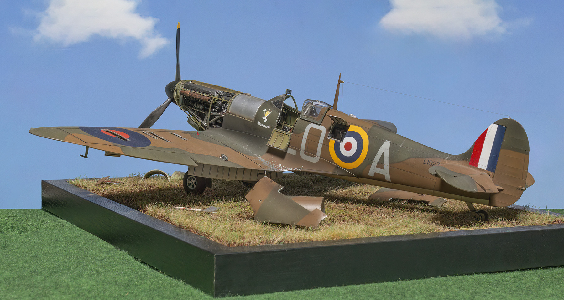 MG 21 8779 Spitfire Mk I LO.A L1027 602 Sqn PO Nigel Rose Airfix 1 24 basis Mark Watkins BoB SIG SclHgt SMW 2025 DN LL1800x958px F