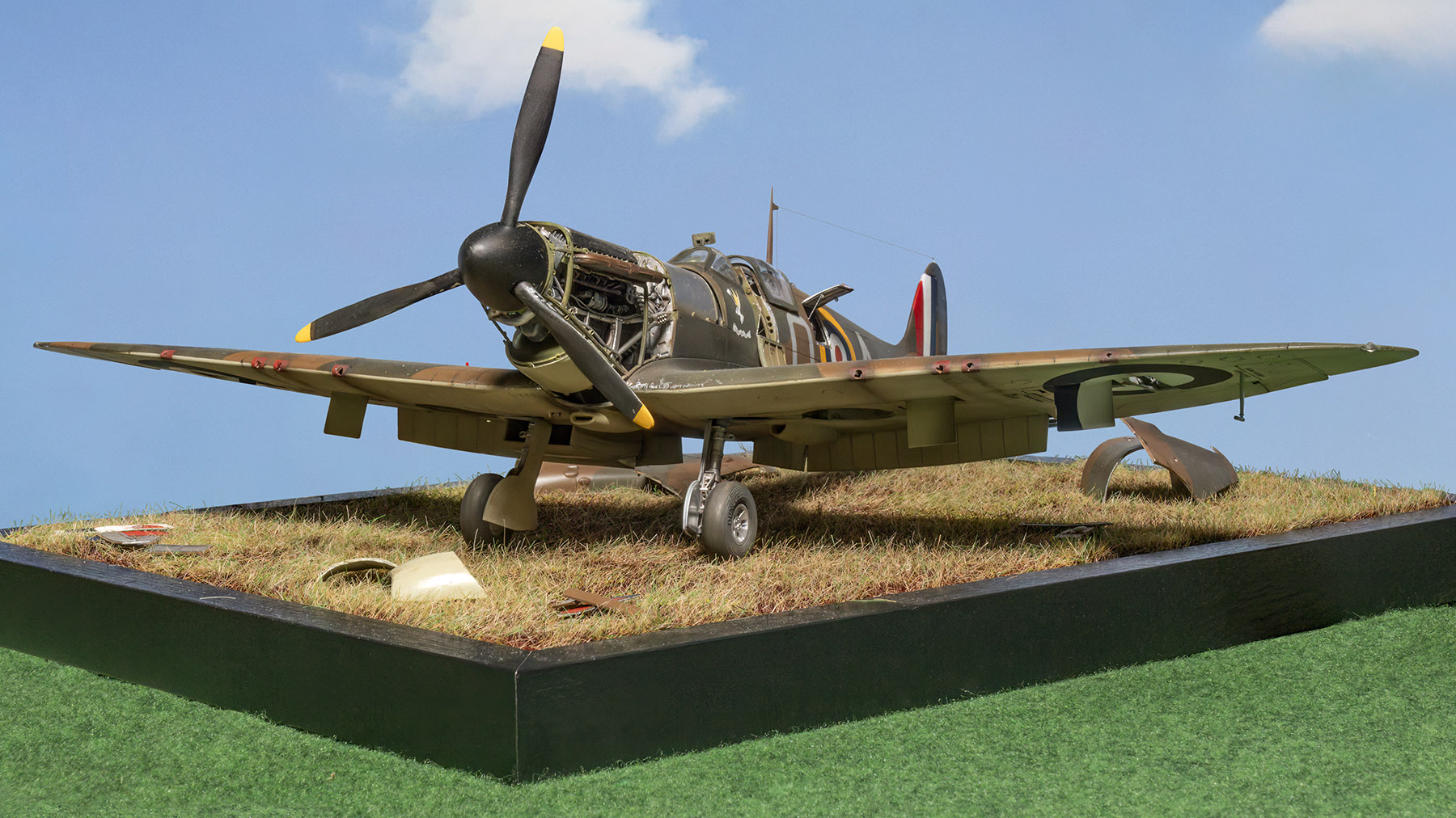 MG 21 8787 Spitfire Mk I LO.A L1027 602 Sqn PO Nigel Rose Airfix 1 24 basis Mark Watkins BoB SIG SMW 2025 DN LL 1800x1012px F