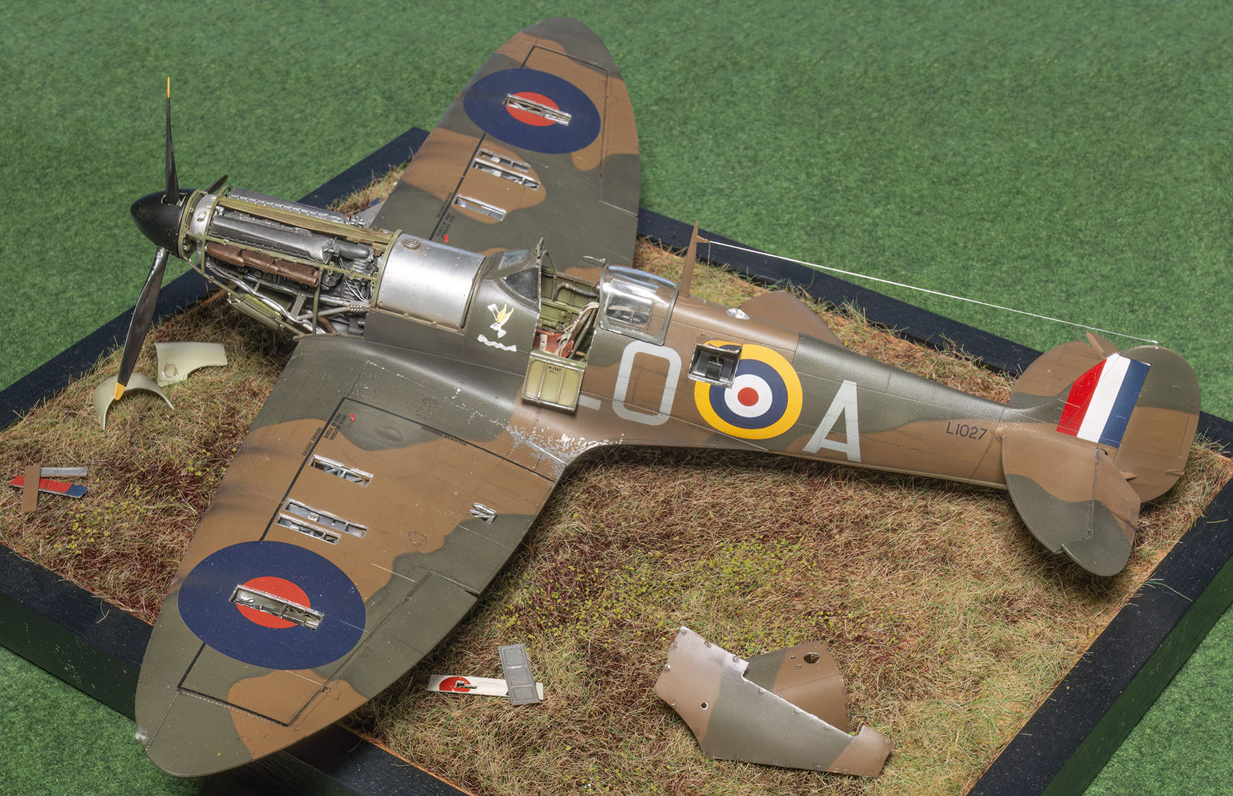 MG 21 8792 Spitfire Mk I LO.A L1027 602 Sqn PO Nigel Rose Airfix 1 24 basis Mark Watkins BoB SIG IPMS SMW 2025 DN LL 1800x1162px F