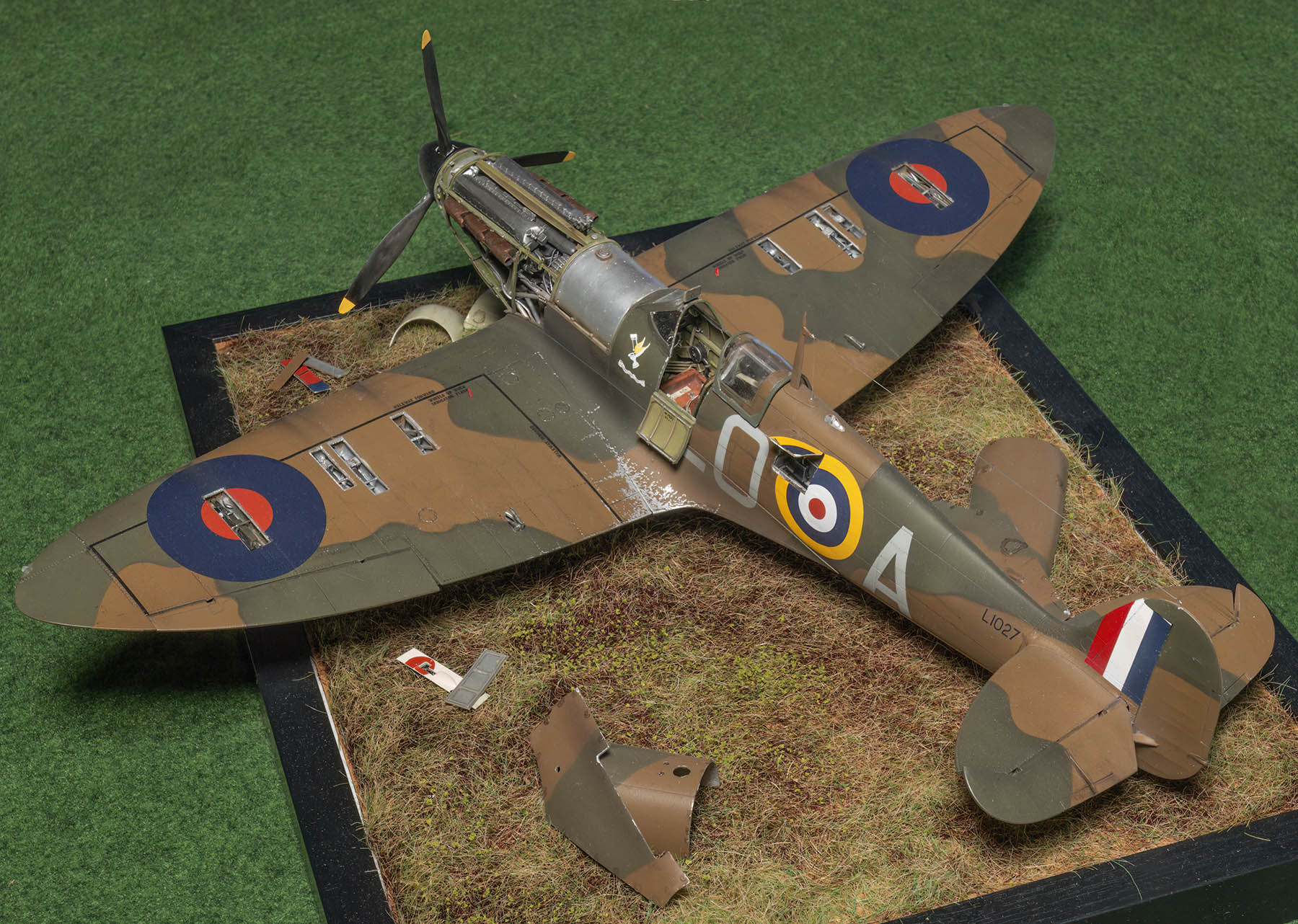 MG 21 8793 Spitfire Mk I LO.A L1027 602 Sqn PO Nigel Rose Airfix 1 24 basis Mark Watkins BoB SIG IPMS SMW 2025 DN LL1800x1282px F