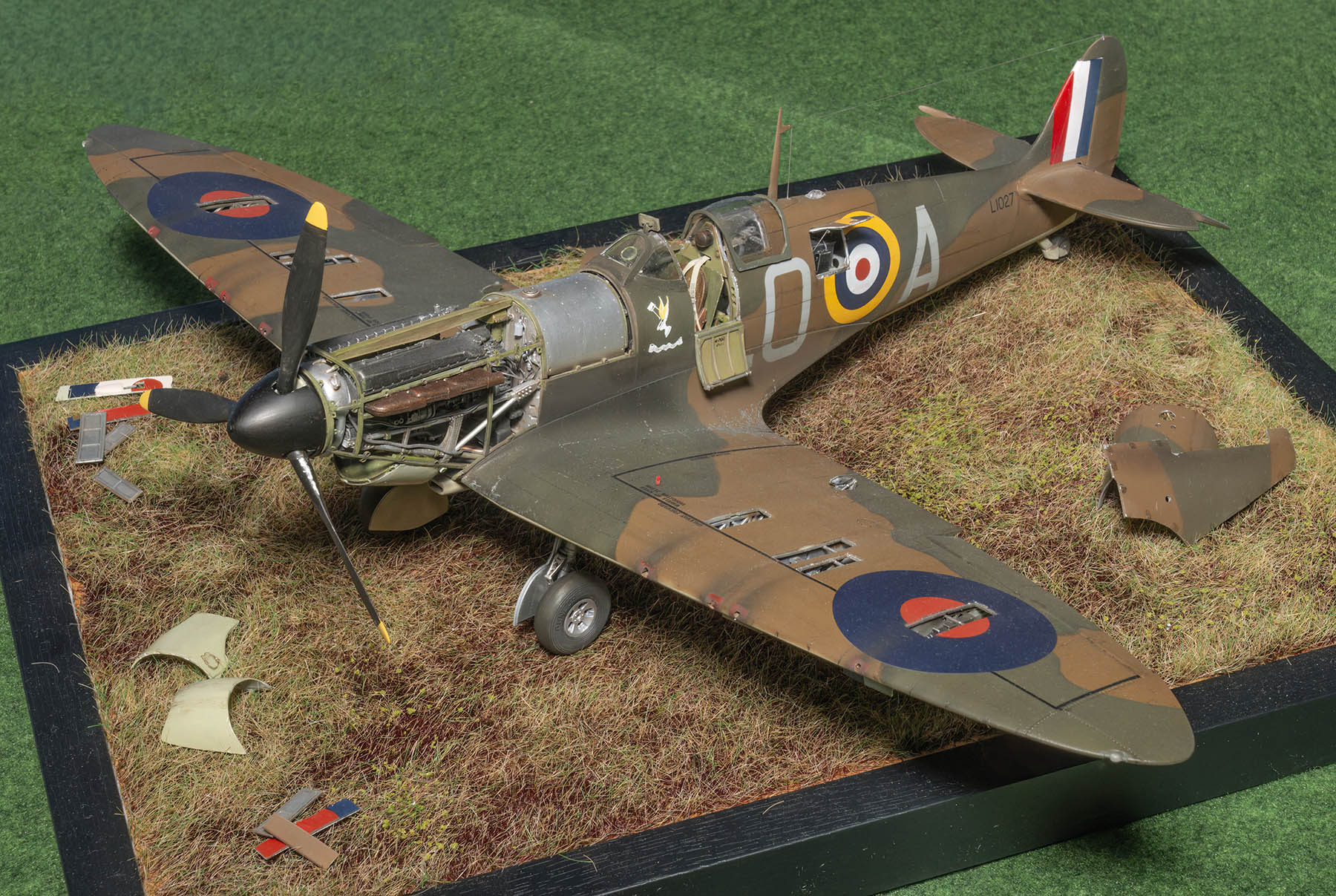MG 21 8794 Spitfire Mk I LO.A L1027 602 Sqn PO Nigel Rose Airfix 1 24 basis Mark Watkins BoB SIG IPMS SMW 2025 DN LL 1800x1207px F