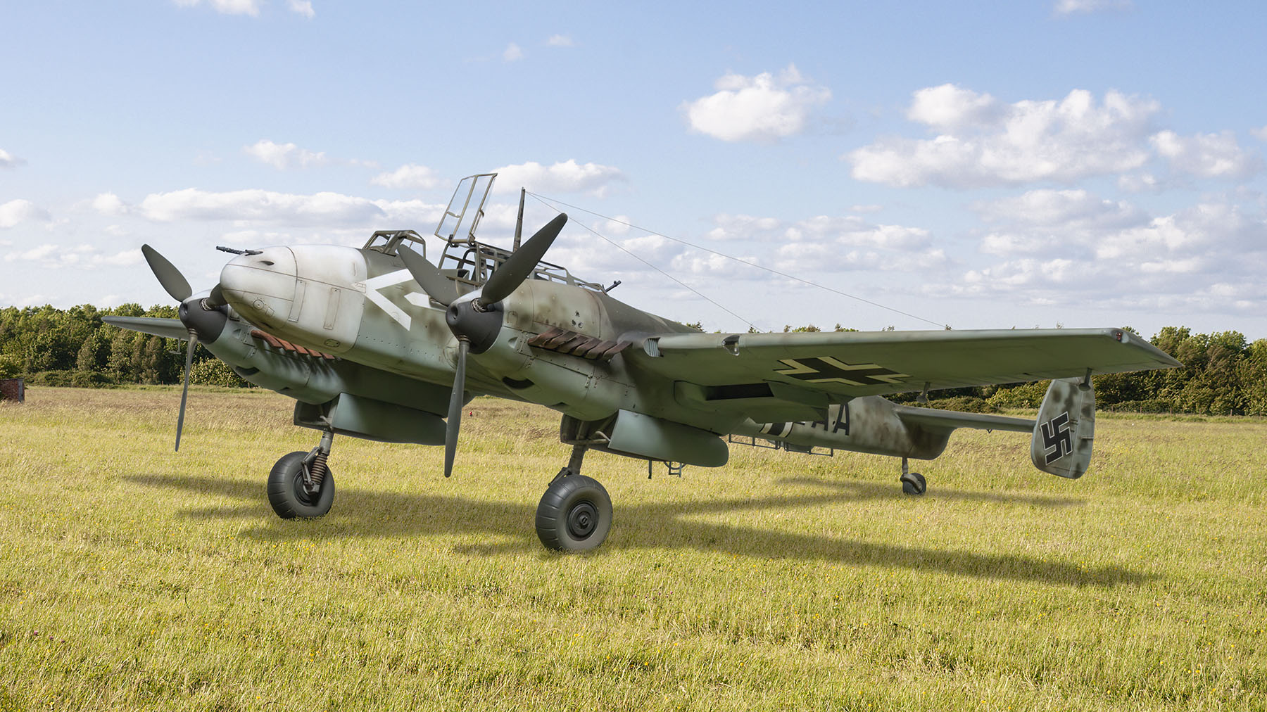 MG 21 8810 Me Bf110C IIIZG26 Kommodore Huth Sept 40 1 32 BoB SIG Scale Height IPMS SMW 2025 DN LL F 1800x1012px