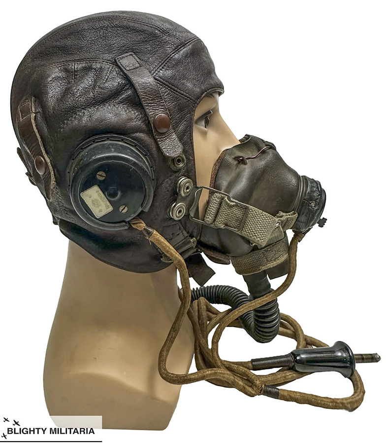 Incredible original ww2 raf c type flying helmet g type mask 55225 pic7 size4 source blightymilitaria 900pxht