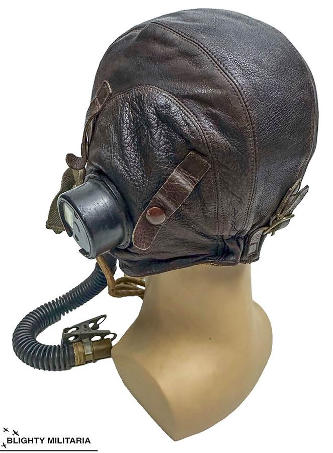 Incredible original ww2 raf c type flying helmet g type mask 55225 pic8 size4 source blightymilitaria 900pxht