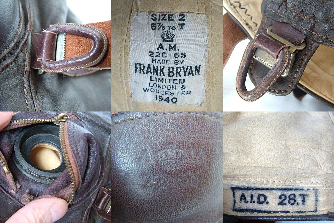 Raf b type flying helmet 14909 montage details size4 1940 source hfc 1350x900px q9