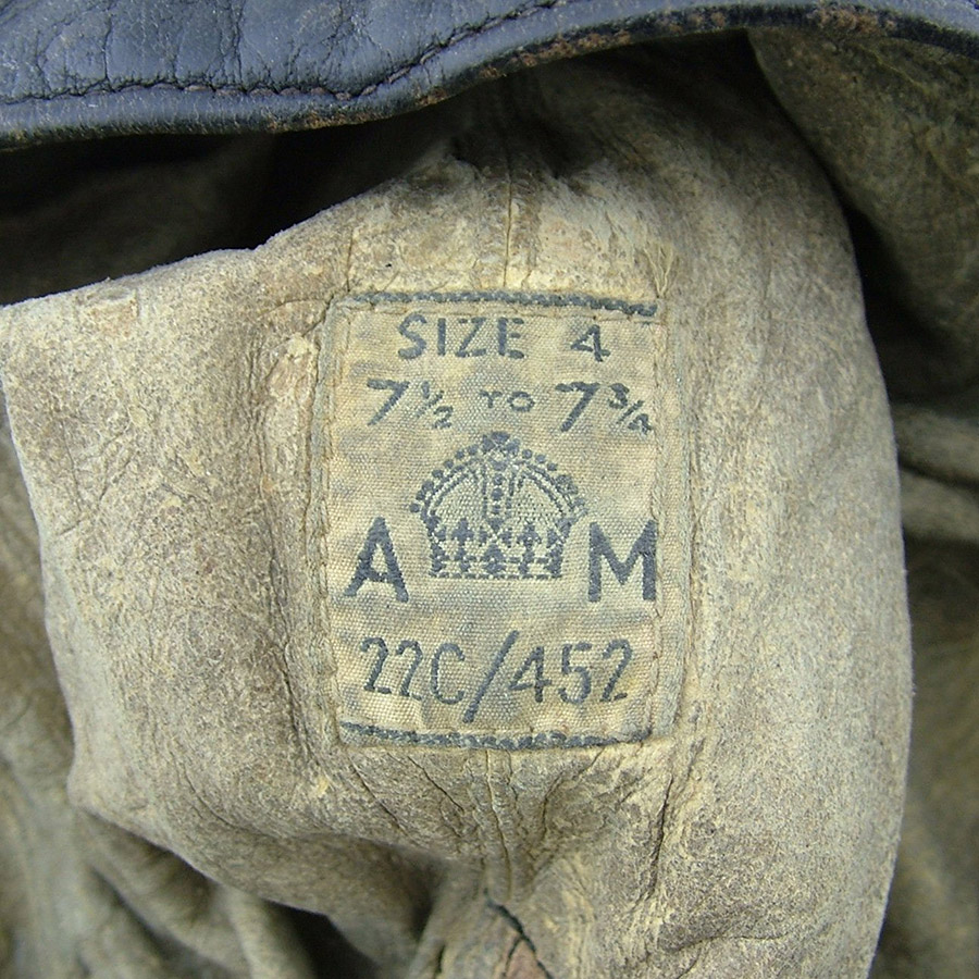 Raf c type flying helmet modified early patt 16250 pic9 size4 hfc 900pxht